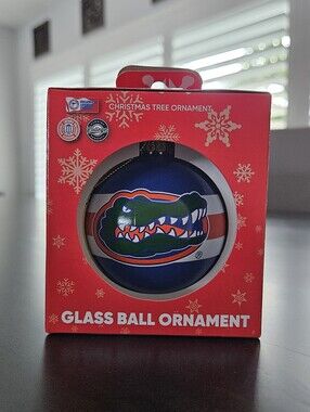 Florida Gators Glass Ball Ornament